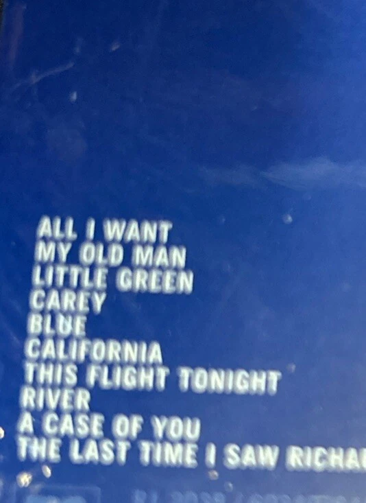 Joni Mitchell BLUE Audiophile 180g Vinyl REMASTERED NEW in MINT  Condition! - Image 4 of 4