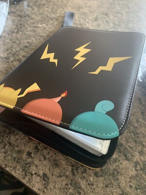 Pokemon Binder for Collect 400 Card Holder Trading Card Binder with 50  sleeves | eBay