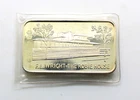 Rare 1973 Frank Lloyd Wright Robie House Chicago Bank 1oz .999 Silver Bar