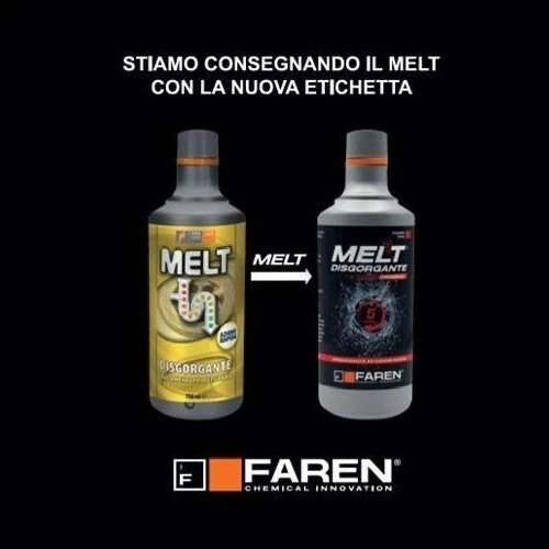5X Disgorgante Rapido Melt Professionale 750 ML Per Scarichi Lenti e Ingorghi - Imagen 3 de 4