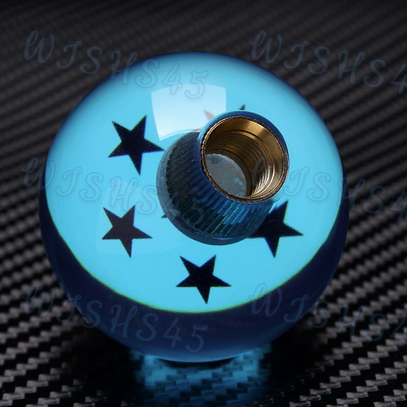 ドラゴボール Blue Dragon ball Z M8x1.25 Custom Shift Knob 6 Star 54mm Automatic