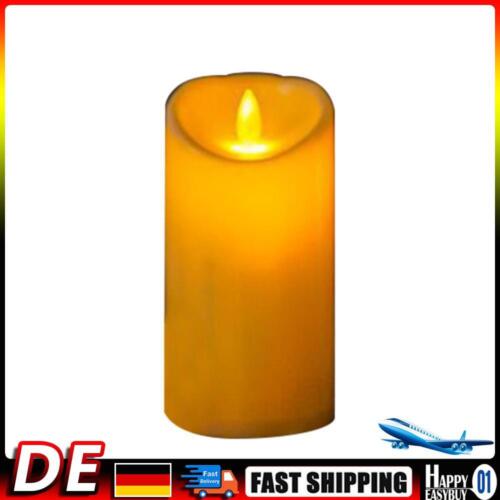 Flameless LED Candle Light Flickering Wedding Home Party Decor (7.5x15cm) Hot - Bild 1 von 9