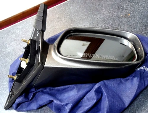 Used 02-06 Toyota Camry Driver Lft Heated Mirror-(Japan Built) Phantom PearlGray