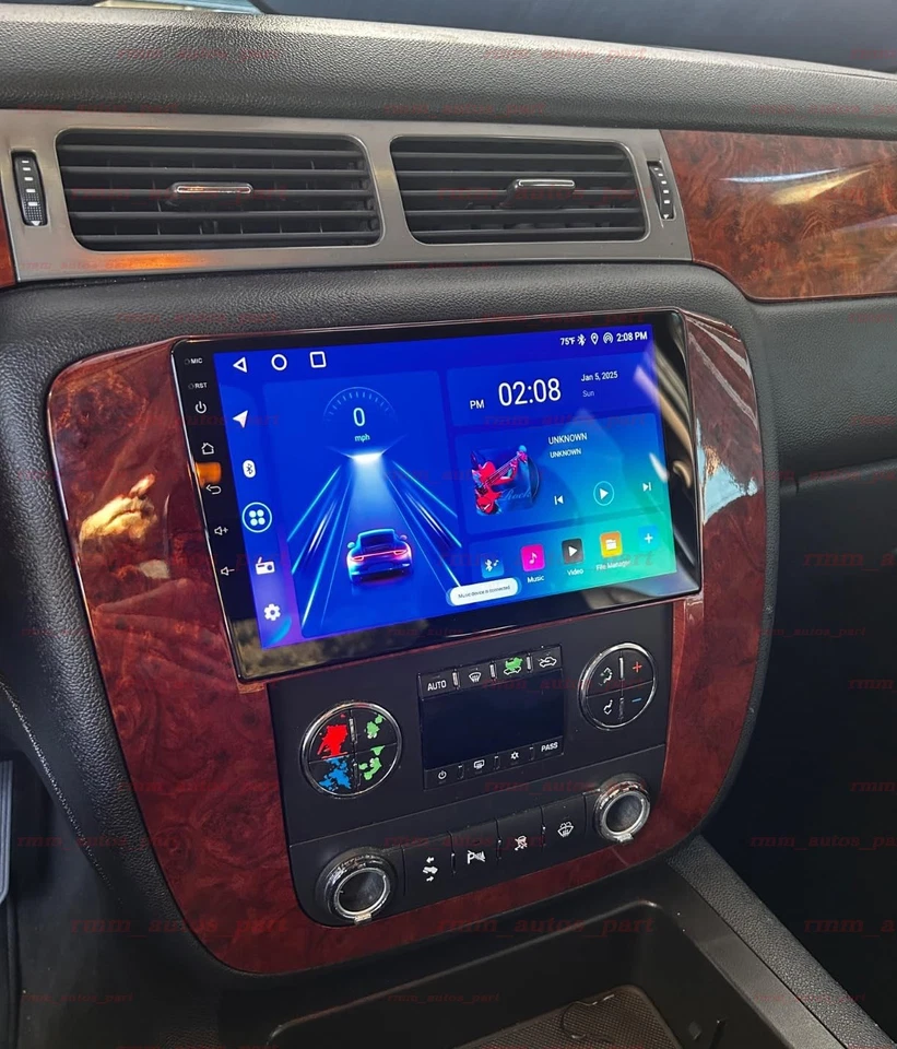 9" For Chevrolet Tahoe 2007-2012 2+64 Android 14 CarPlay Car Radio Stereo GPS BT - Imagem 2 de 4