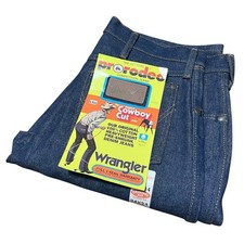 Wrangler 13MWZ W34 Vintage Deadstock USA Made Jeans 1980s Size 34 Waist