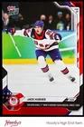 2026 Topps Now Olympic Games Red Foil #18 Jack Hughes 3/5 Team USA Hockey