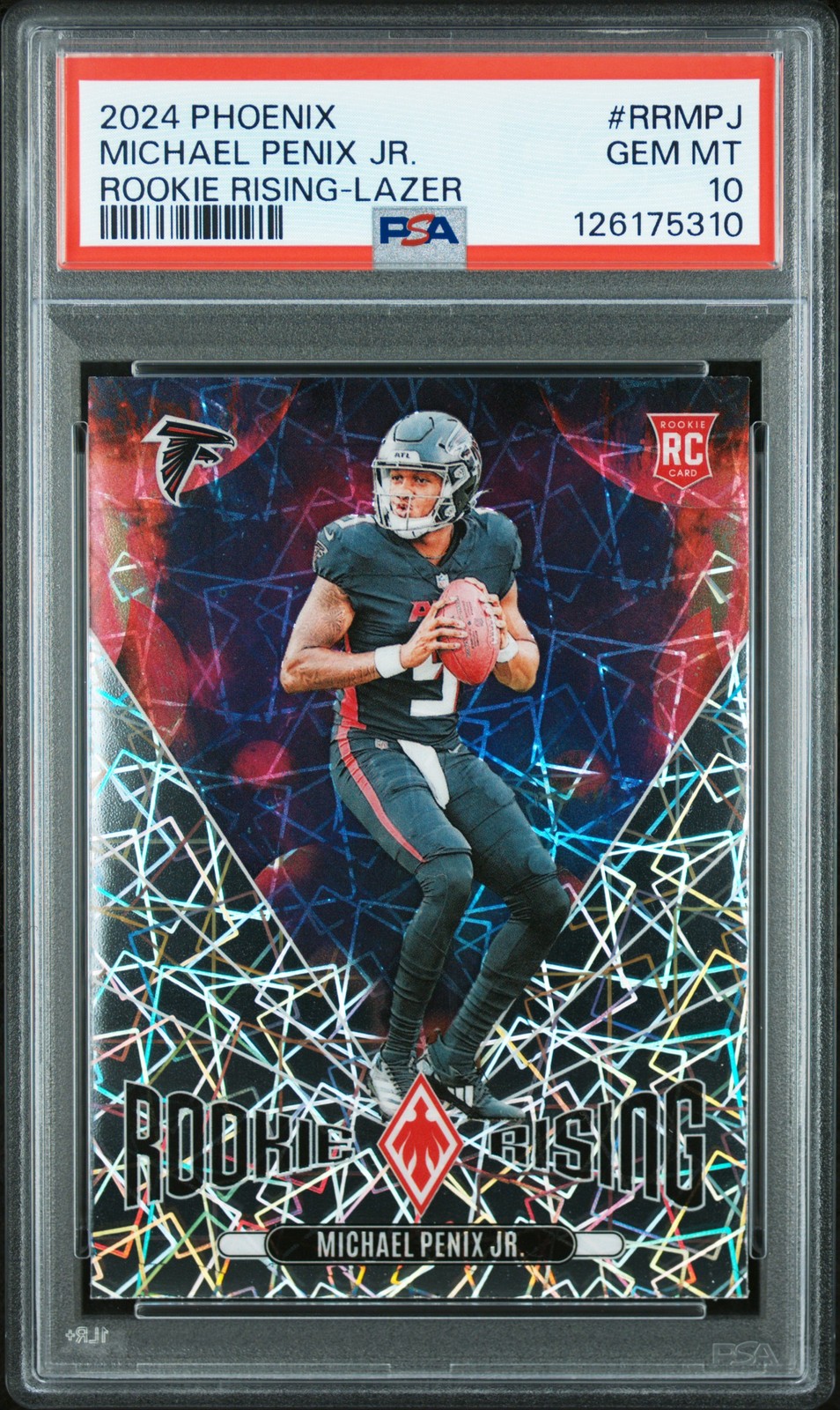 Michael Penix Panini Phoenix Rookie Rising #RRMPJ Lazer