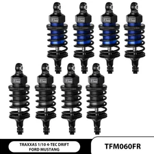 Alloy F+R Oil Filled Ultra Shocks For TRAXXAS 1/10 4-TEC Drift Ford Mustang
