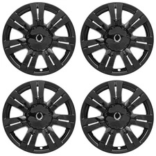 18" 7 Double Spoke Gloss Black Wheel Skins for 2010-2016 Cadillac SRX Luxury