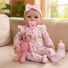 Baby Dolls, 17 Inches Large Realistic Baby Doll with Cute Soft Body, Real Lif...