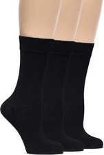 Women's Rayon Bamboo Dress Socks, Soft Thin Crew Business Casual