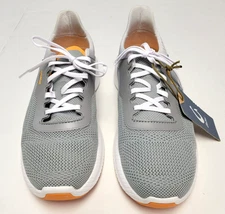 NWOB Olukai Mesh ISLAND HOPPER Shoes Men's US 12 EU 45 Storm Gray Lace-Up Casual