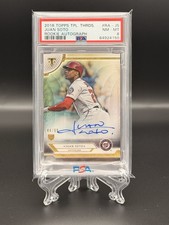 2018 Topps Triple Threads - Rookie Autographs Juan Soto #RA-JS 44/99 (AU, RC)