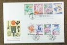 US Sweden 1986 Stamp Collecting joint issue FDC booklet / souvenir sheet