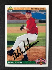 Bob Wickman 1992 Upper Deck White Sox In Person IP TTM Signed Auto Autograph