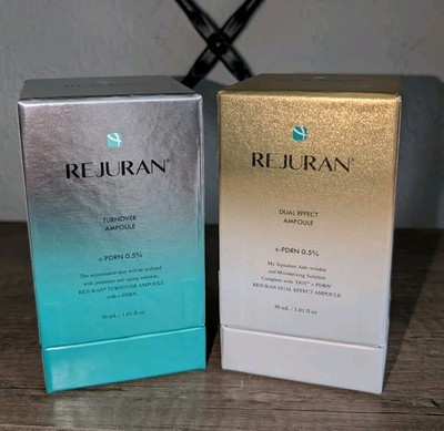 Rejuran Ampoule Lot Of 2 NEW Turnover & Dual Effect PDRN New SET