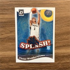 Panini Donruss Optic Splash! Victor Wembanyama #6 Rookie Insert Spurs NBA
