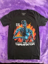 Gutter Garbs The Terminator Mens black small horror tshirt Arnold Schwarzenegger