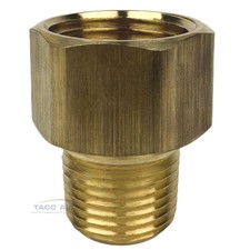 Brass Reducer Adapter 1/2" Female X 3/8" Male NPT Pipe Reducing Fitting
