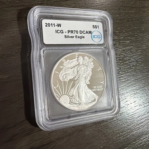 2011-W American Silver Eagle PR70 DCAM ICG Coin Dollar