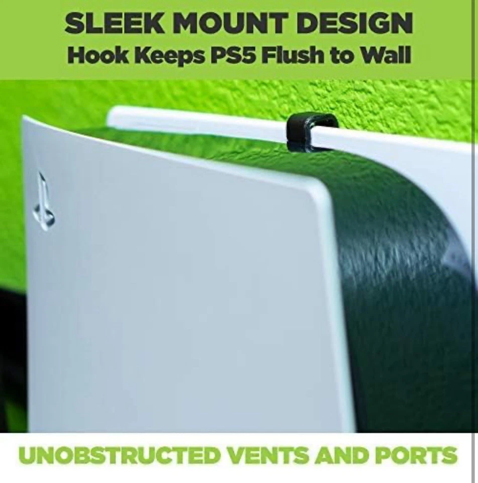 HIDEit PS5 Pro Bundle Wall Mounts for PS5 (Disc or Digital) & PS5 Controller - Image 4 of 4