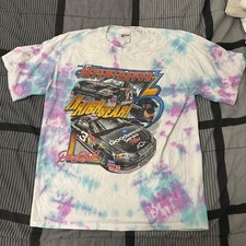 Vintage 90S Dale Earnhardt Nascar Tee Shirt Double-Sided XL Chase Tie Dye