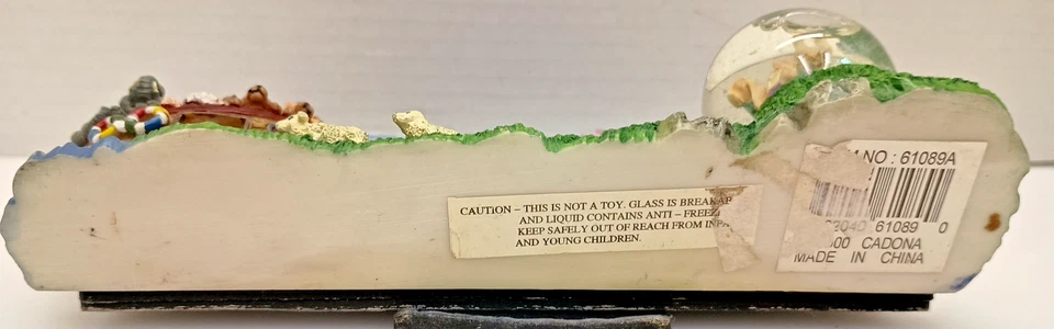 Noah’s Ark Beach Photo Frame w/ Animals Resin 5x7 Multicolor Nautical Decor - Image 3 of 4