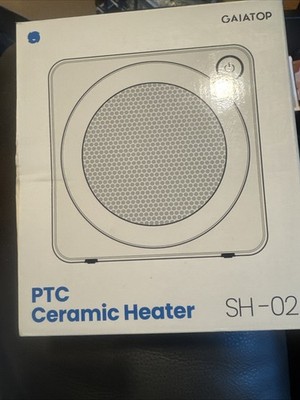 Space Heater,500W Energy Efficient for Indoor Use, PTC Ceramic Fast Heating Elec