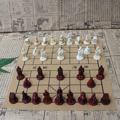 Montessori Toys Chinesisches Schach Eltern-Kind Interaktion 3D Schachbrett