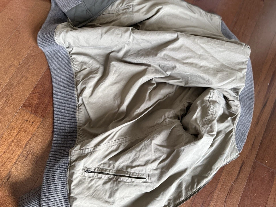 Faherty Chaqueta Bomber Reversible Talla Mediana Foto 2 de 2