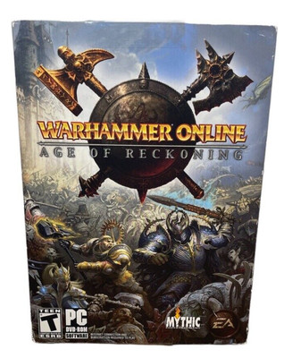 Warhammer Online Age of Reckoning Complete 2008 PC Game 2 DVD-ROM's