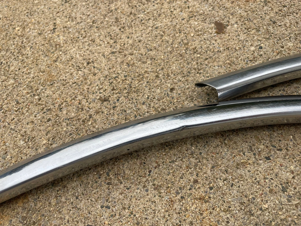 Chrysler Imperial 1956 rueda pozo moldura de acero inoxidable Foto 4 de 4