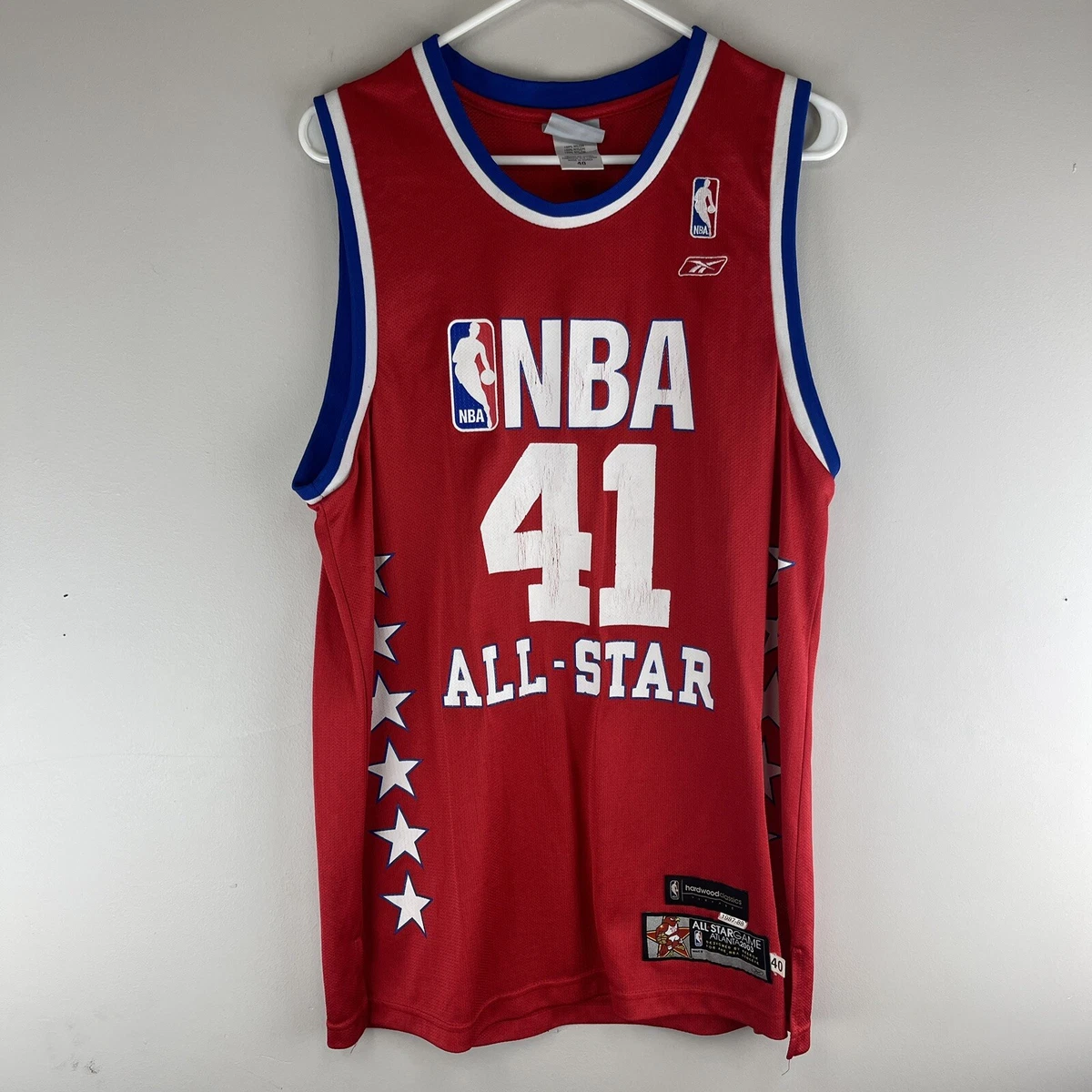 Reebok Dirk Nowitzki 41 NBA 2003 All Star Game Jersey Mens Size