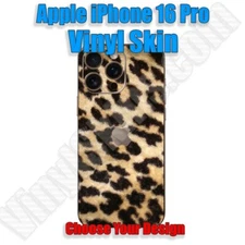Choose Any Vinyl Skin/Decal Design for the Apple iPhone 16 Pro - Buy 1 Get 2!