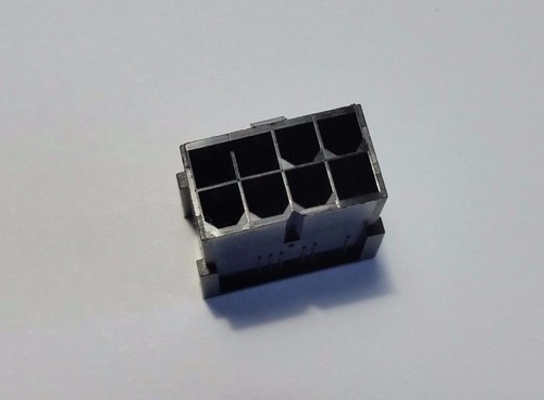 8-pin black Male ATX connector (multiple quantities) for PCI-E extension cable - Picture 2 of 3
