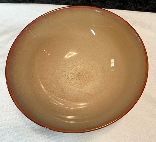 (2) Sango Flair Brown 4836 Cereal/Soup Bowls Pair Discontinued - Picture 4 of 9