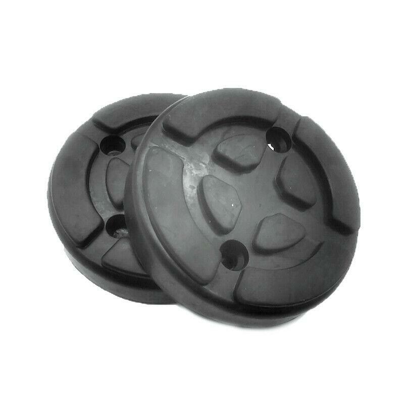 2x Heavy Duty Rubber Car Post Lift Arm Pad Disc Auto Repair Parts 120mmx28mm