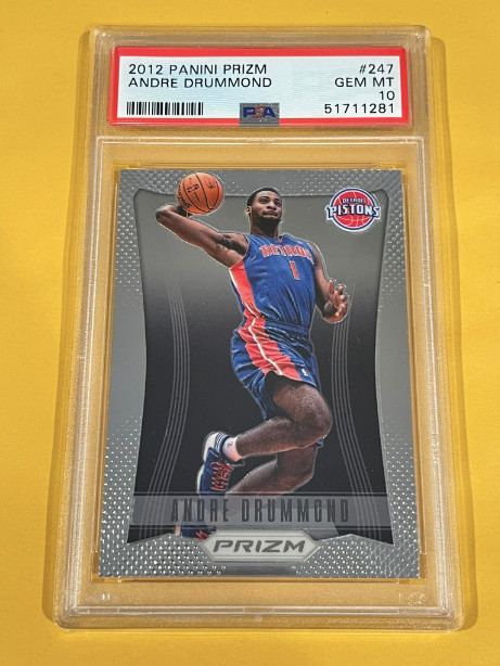 2012-13 Panini Prizm #247 Andre Drummond PSA 10 GEM MINT MD304