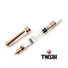 TWSBI Diamond 580 White Rose Gold II Fountain Pen