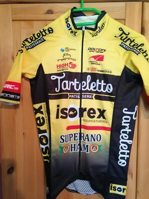 Radsport Trikot Team isorex Tarteletto Patisserie Italien Giro NEU Gr. XS 44/46