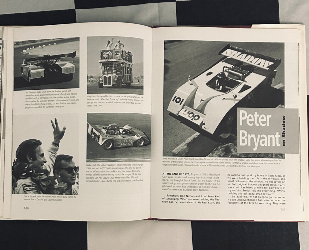Can-Am Photohistory by Pete Lyons (1999, Hardcover) for sale