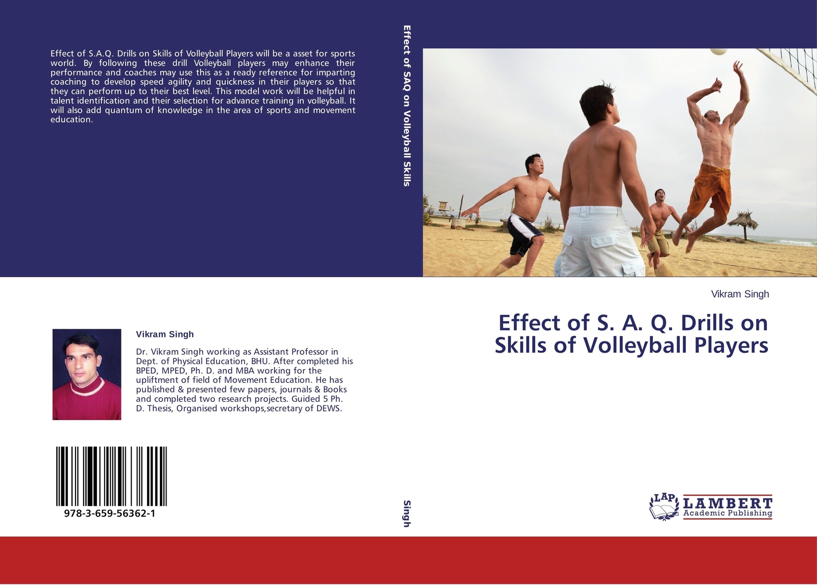 Thumbnail - Vikram Singh | Effect Of S. A. Q. Drills On Skills Of Volleyball