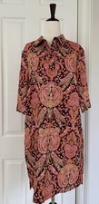 Banana Republic Paisley Shift Dress Size 10