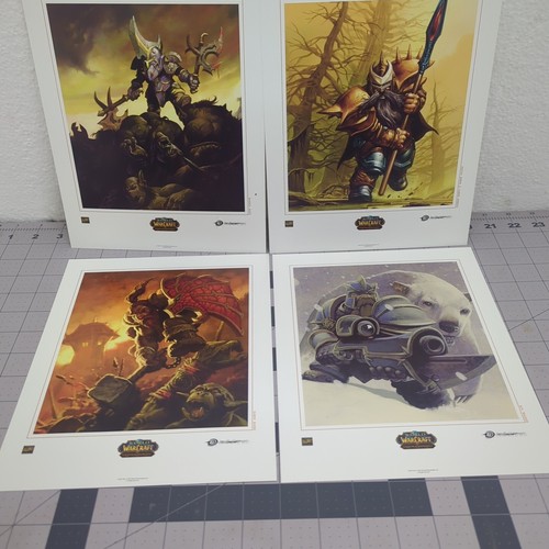 World of Warcraft Trading Card Game Alliance Art Karten Set 35 8x10 Kunstkarten Selten - Bild 6 von 10