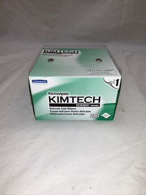 10 Boxes Kimtech Wipes, Kimwipes 34155, Delicate Task Wipes, White, 280 Pcs/ Box