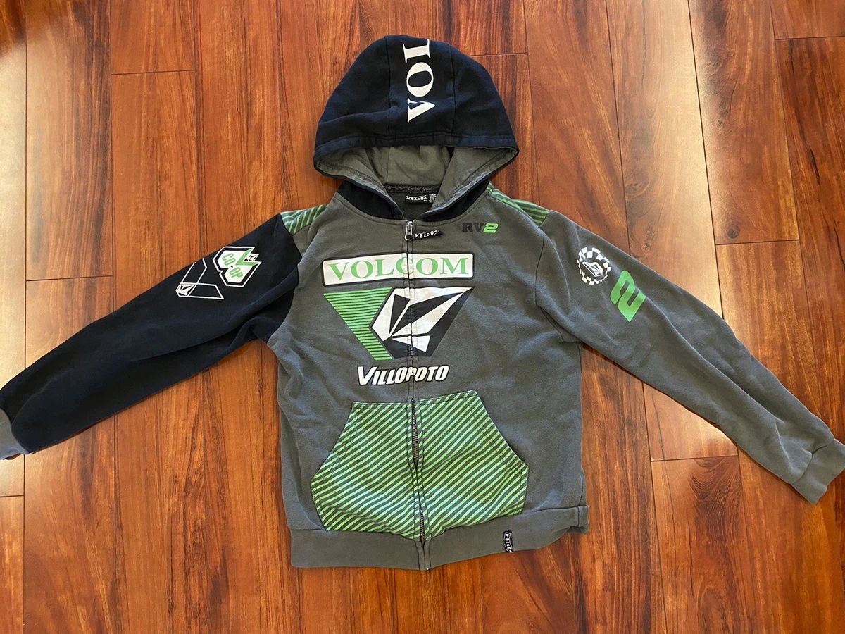Volcom hoodie zip up cheap