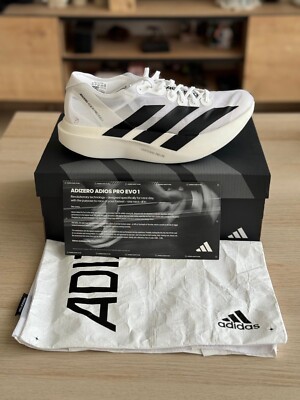 Size 7.5 - adidas Adizero Adios Pro Evo 1 White Black | eBay Size 7.5 - adidas Adizero Adios Pro Evo 1 White Black | eBay