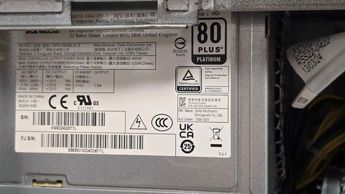 NEW + Fujitsu Primergy TX1310 M5 Xeon E-2324G 3.1GHz 16GB RAM 0HDD 4LFF 450W - Bild 9 von 10