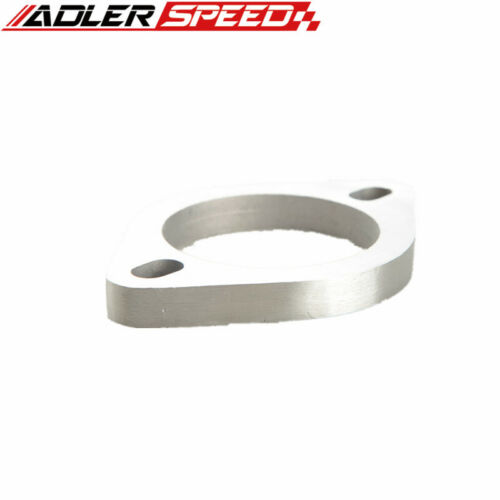 ADLER SPEED 3" 2Bolt SS304 Slotted Flange Exhaust Downpipe Catback Header 1/2" - Foto 3 di 3