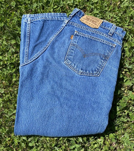 VTG Orange Tab Levis 505 Med Wash Denim Jeans Mens 36 X 30 80s 90s Regular  Strai | eBay